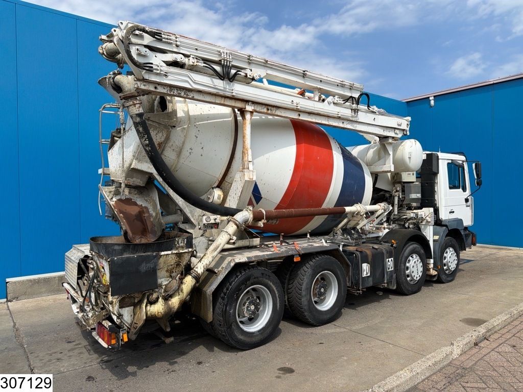 MAN 32 414 8x4, Manual, Steel, Putzmeister, Remote