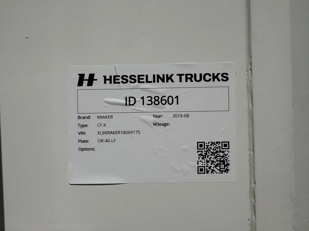 Kraker CF-X Liftas + Stuuras 88M3 Cargo Floor 10MM Widespread 10 tons assen