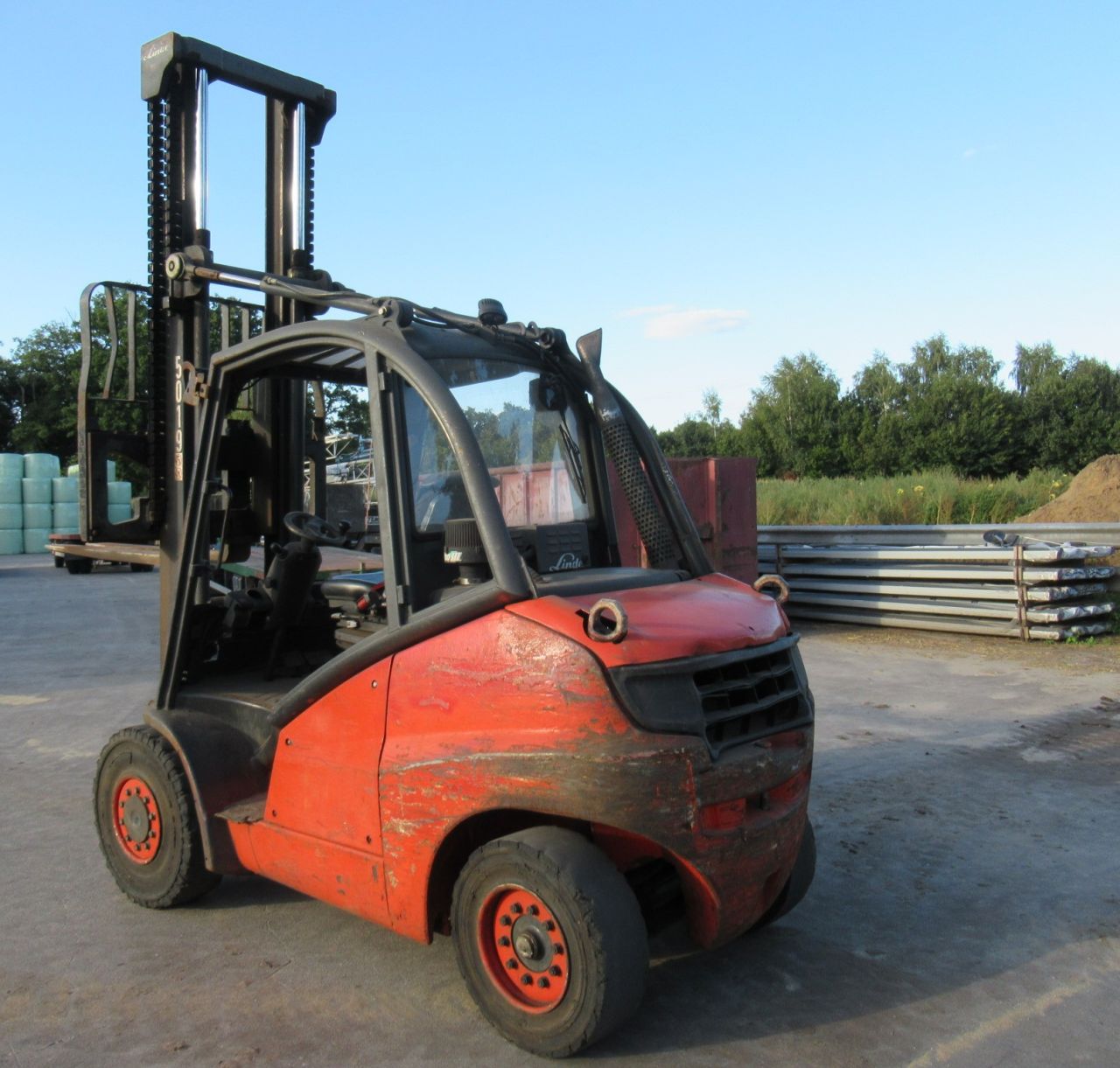 Linde H50d diesel heftruck 5 tonner vw motor