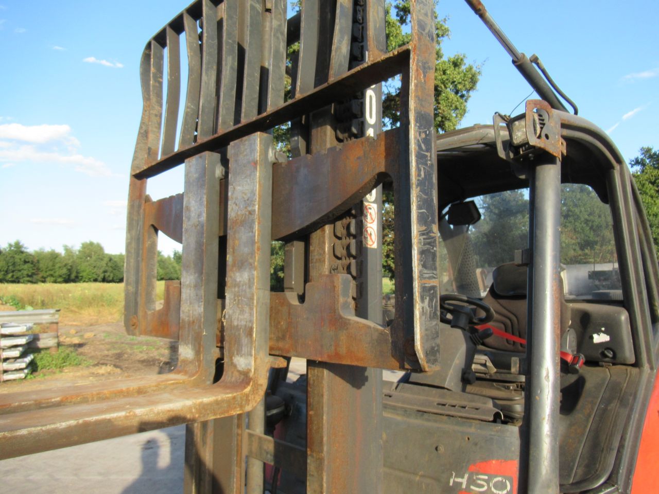 Linde H50d diesel heftruck 5 tonner vw motor