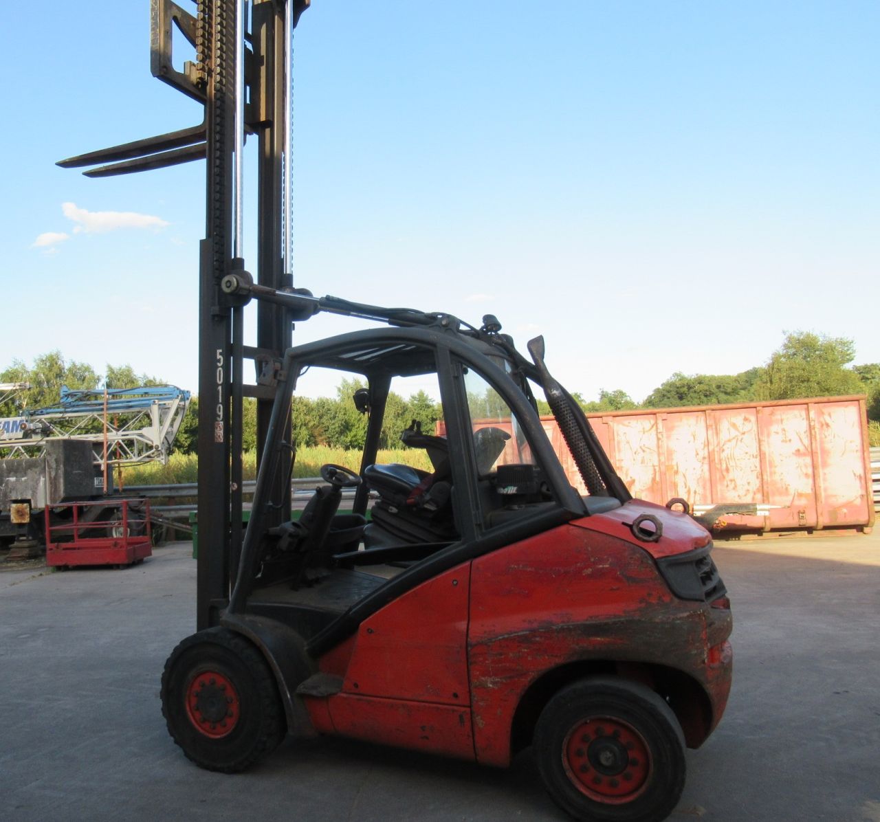 Linde H50d diesel heftruck 5 tonner vw motor