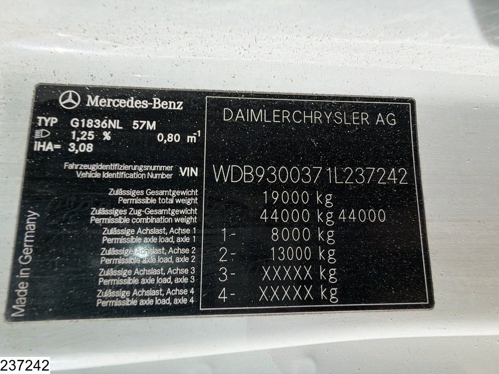 Mercedes Actros 1836 EPS, Palfinger