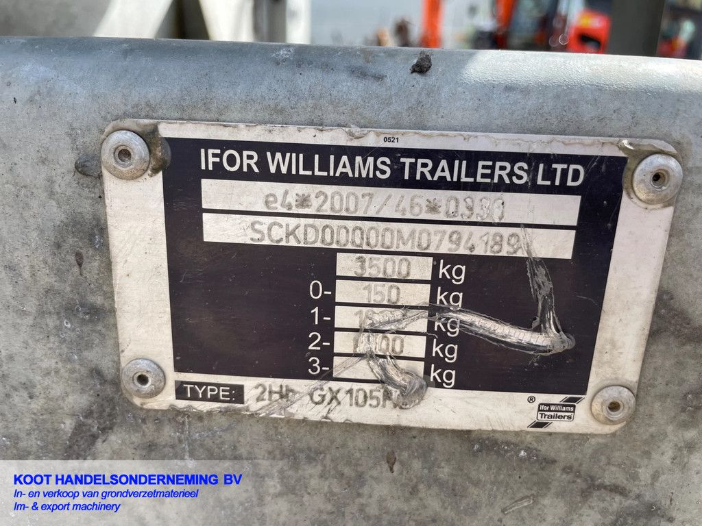 Ifor Williams 2HB Gx 105Hd Machinetransporter