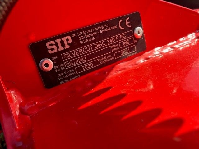 SIP Silvercut 340 F FC frontmaaier werkbreedte 3,25 m