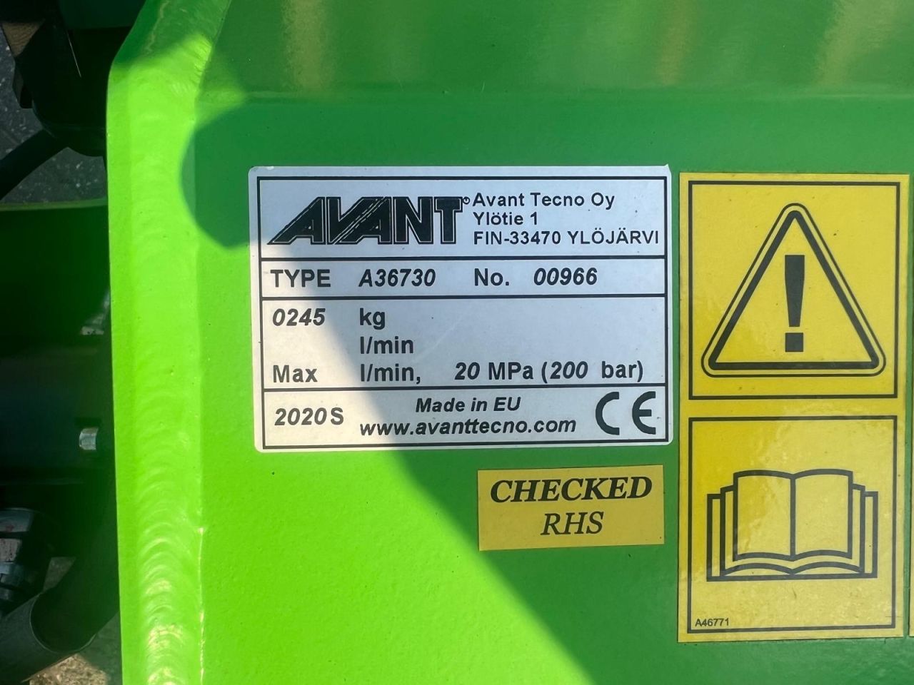 AVANT klepelmaaier 1.2 m