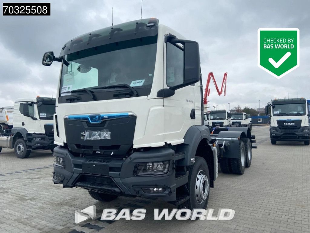 MAN TGS 33.400 6X4 NEW 6x4 chassis! Steelsuspension Big-Axle Manual EURO 2