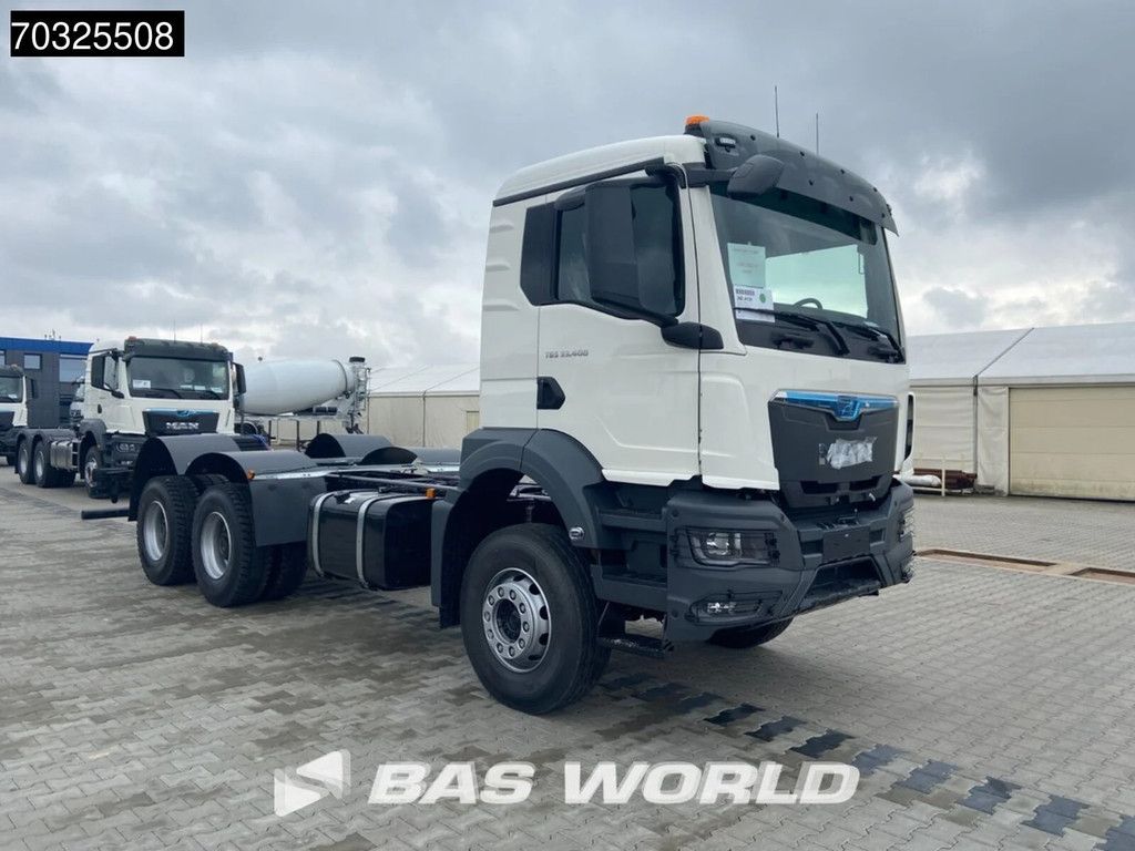 MAN TGS 33.400 6X4 NEW 6x4 chassis! Steelsuspension Big-Axle Manual EURO 2