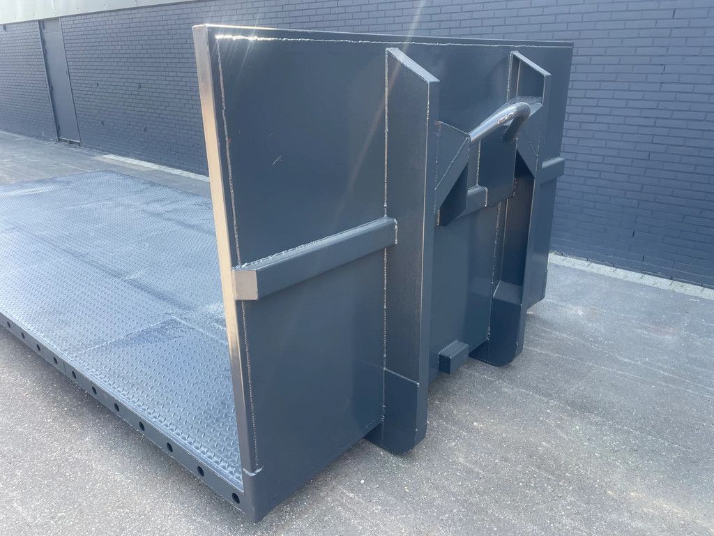 Swinkels containers plateau 6.00 M kopschot hoogte : 1,50 M Haken 1,46 M