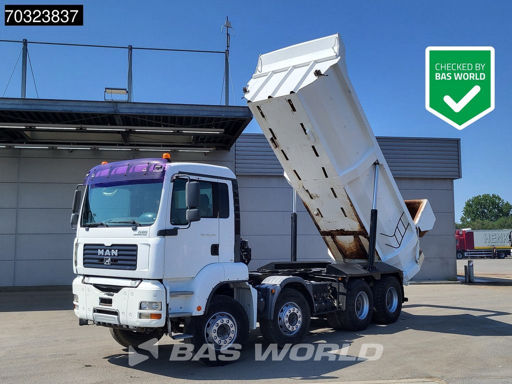 MAN TGA 35.430 8X4 14m3 tipper Big-Axle Retarder Euro 3