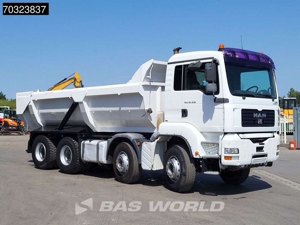 MAN TGA 35.430 8X4 14m3 tipper Big-Axle Retarder Euro 3