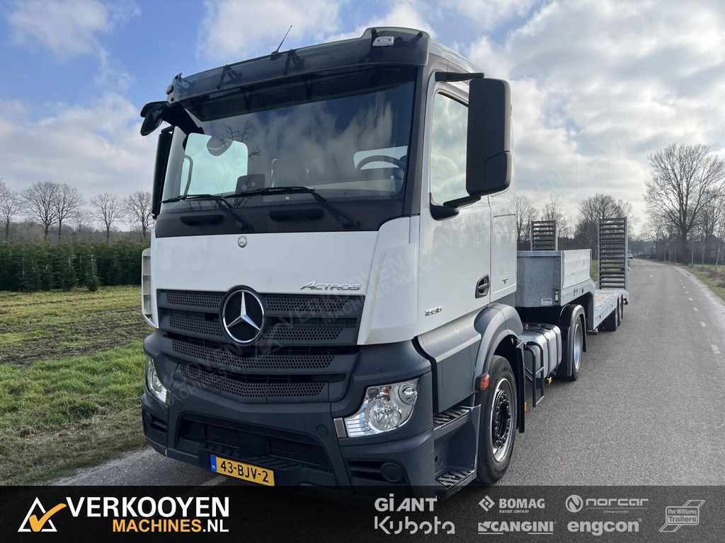 2018 Mercedes Benz Actros 1836 + Veldhuizen P48-2 Semi Dieplader (22-ton) VT798