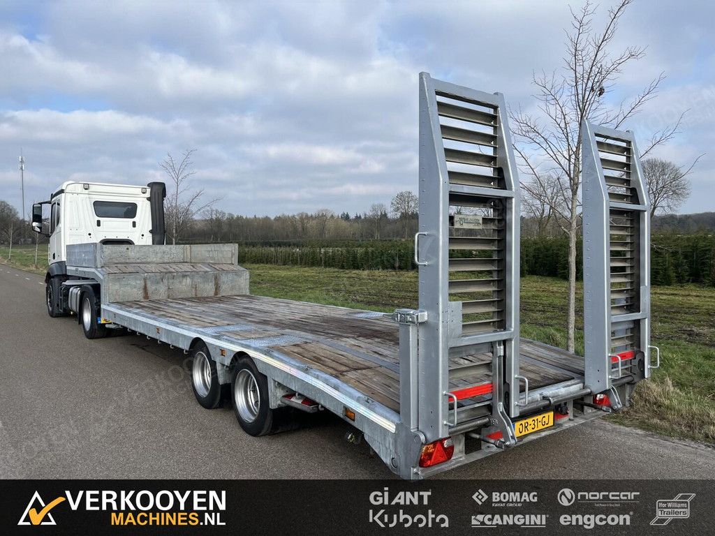 2018 Mercedes Benz Actros 1836 + Veldhuizen P48-2 Semi Dieplader (22-ton) VT798