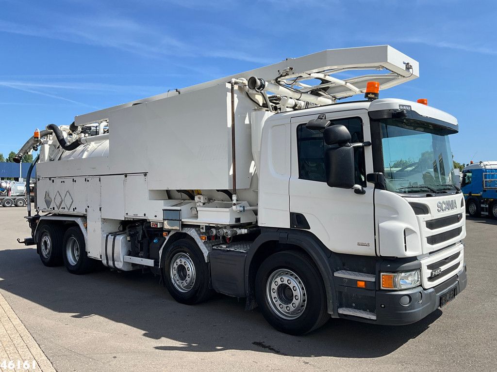 Scania P 450 8x4 Euro 6 Hvidtved Larsen 15m³ Combi