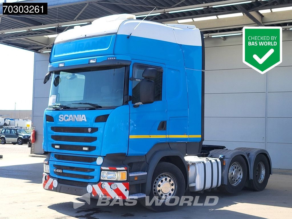 Scania R490 6X2 Retarder Lift+Lenkachse Full-Air 2xTanks Standklima Euro 6