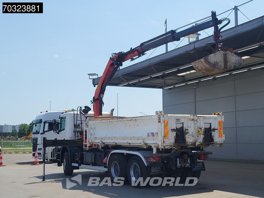 Scania P360 6X4 Palfinger PK16001K Crane + 10m3 2-way tipper Big-Axle Euro 6
