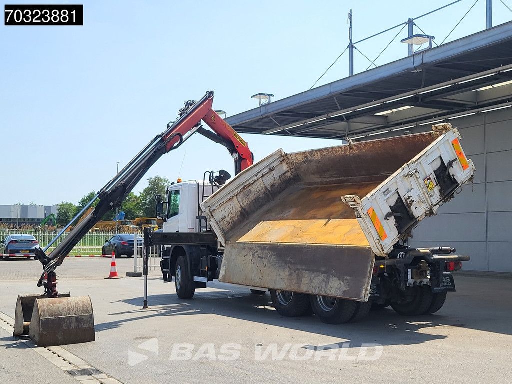 Scania P360 6X4 Palfinger PK16001K Crane + 10m3 2-way tipper Big-Axle Euro 6