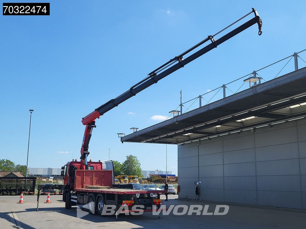 Renault C 380 6X2 HMF 3220 K6 Kran Crane lift-Axle Automatic Optibrake Euro 6