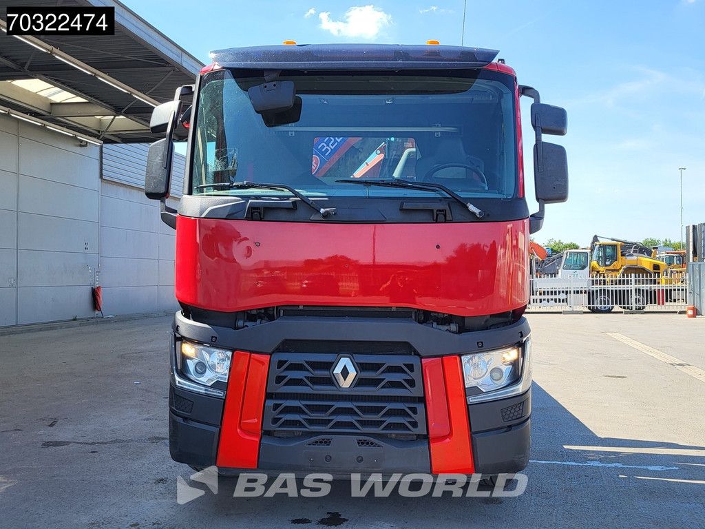 Renault C 380 6X2 HMF 3220 K6 Kran Crane lift-Axle Automatic Optibrake Euro 6