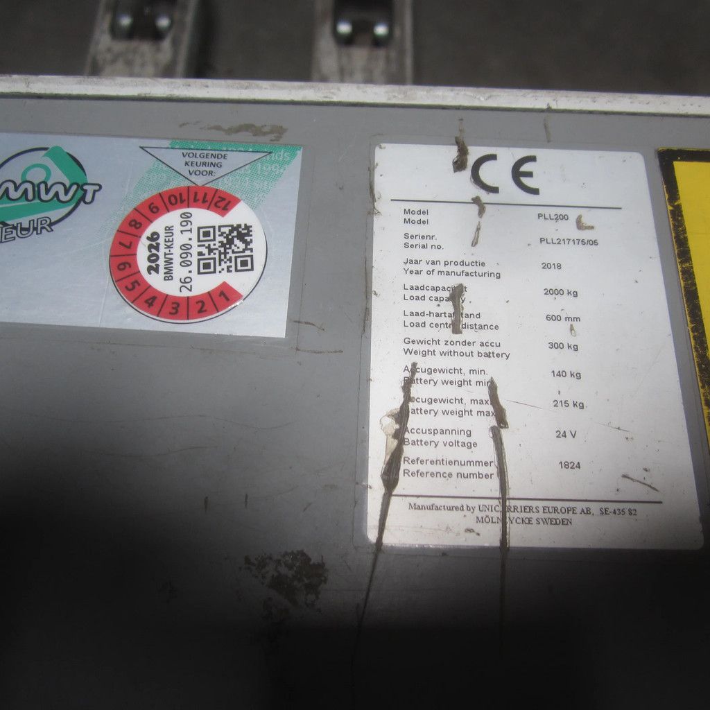 Mitsubishi Pallettruck Celectric PLL 200 elektrisch. Nr. 3