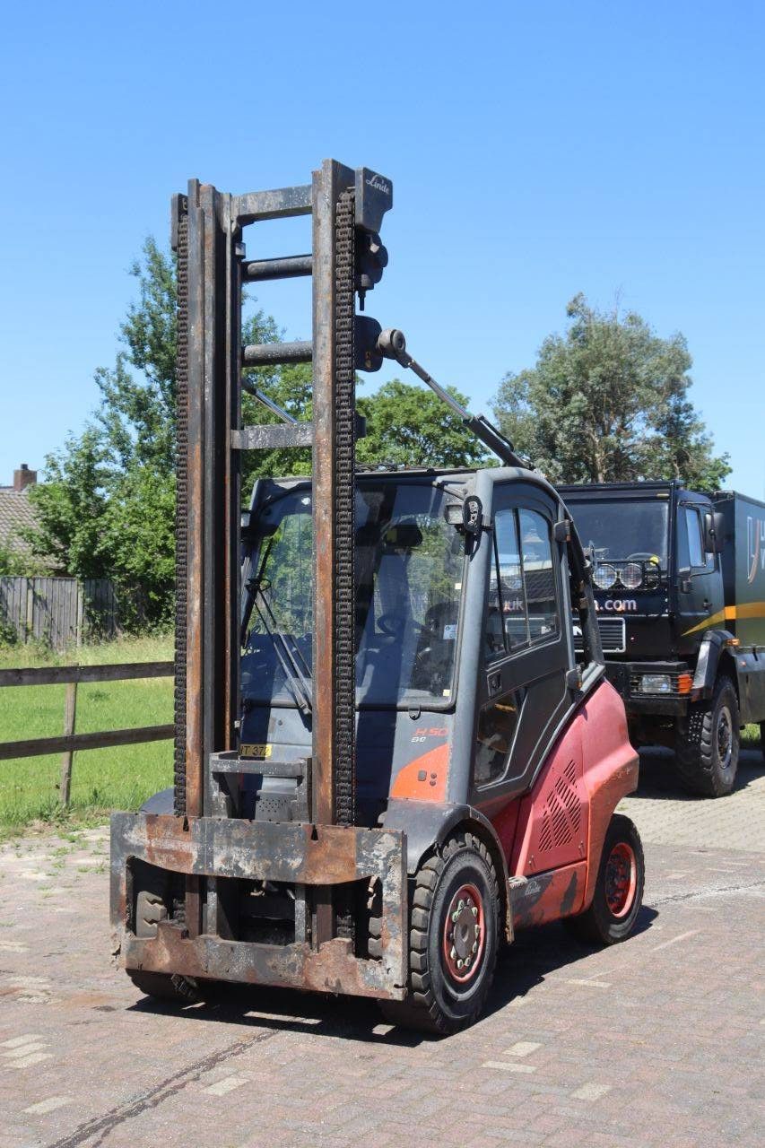 Linde H50D-02/600 Diesel Forklift 5000kg 6.5m 2019