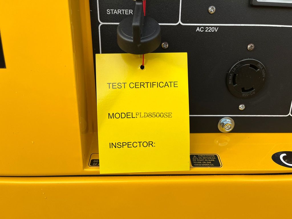 Giga power PLD8500SE 8 kVA silent generator