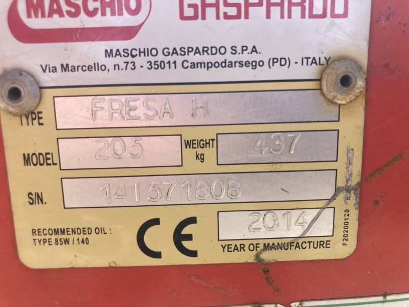 Maschio H-205 FRÆSER
