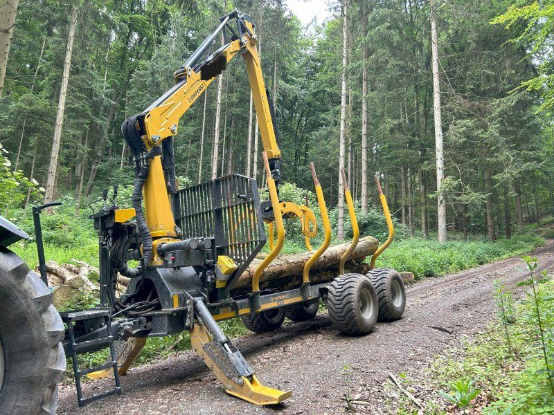 Uniforst 14.49 Rückewagen 8573 Forstkran Druckluft