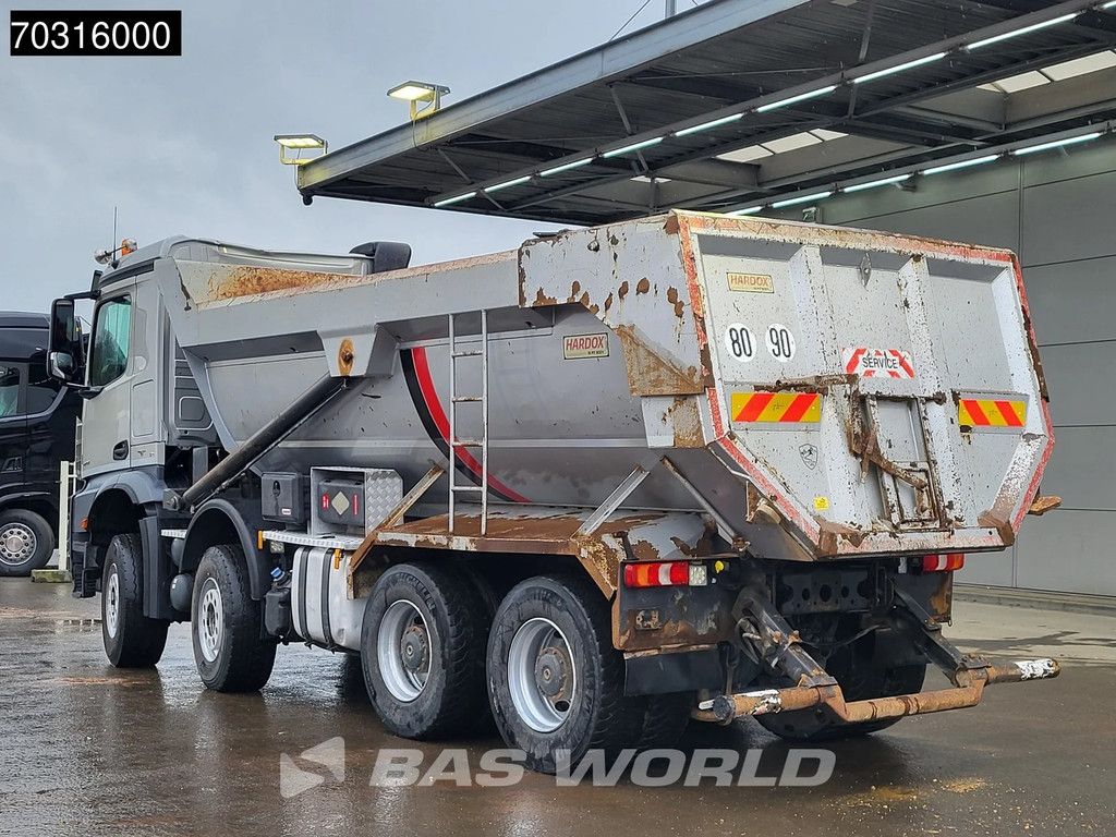 Mercedes Arocs 4151 8X4 18m3 tipper steel suspension Big-Axle Automatic Euro 6
