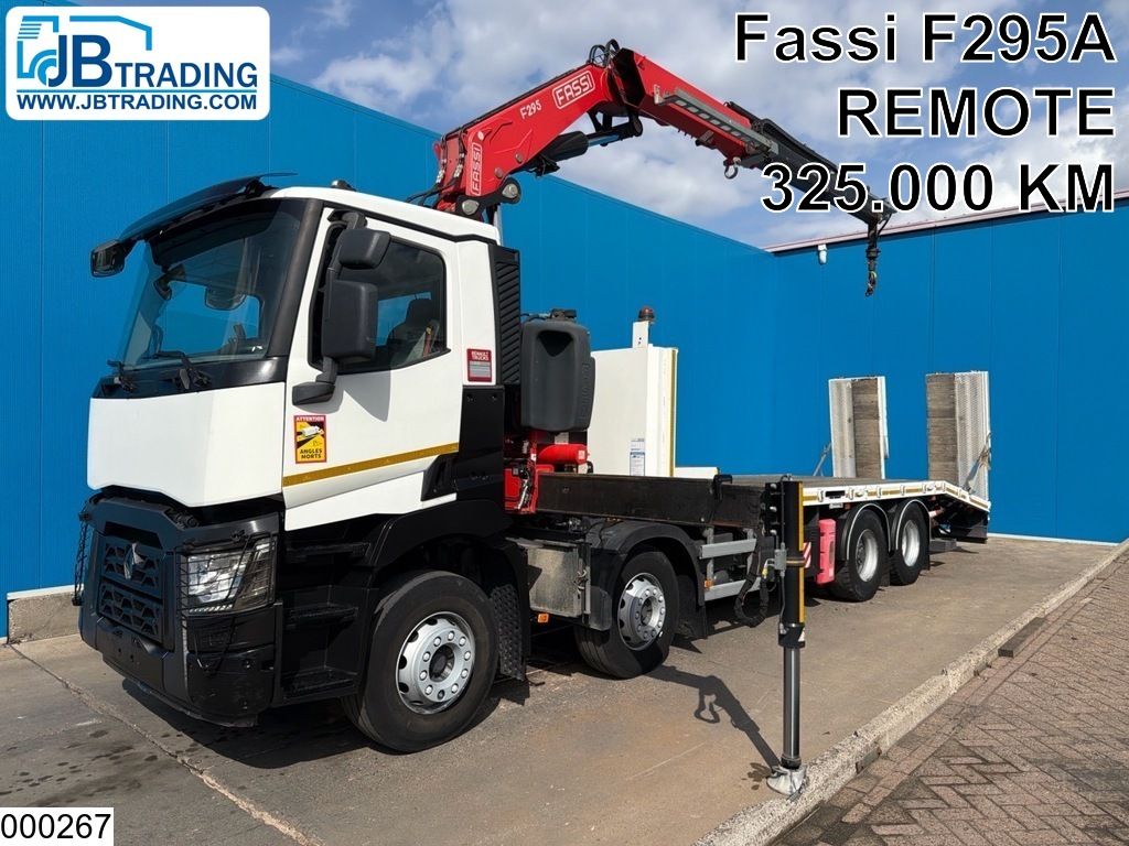 Renault C 430 8x2, Euro 6, Fassi, Remote, Winch