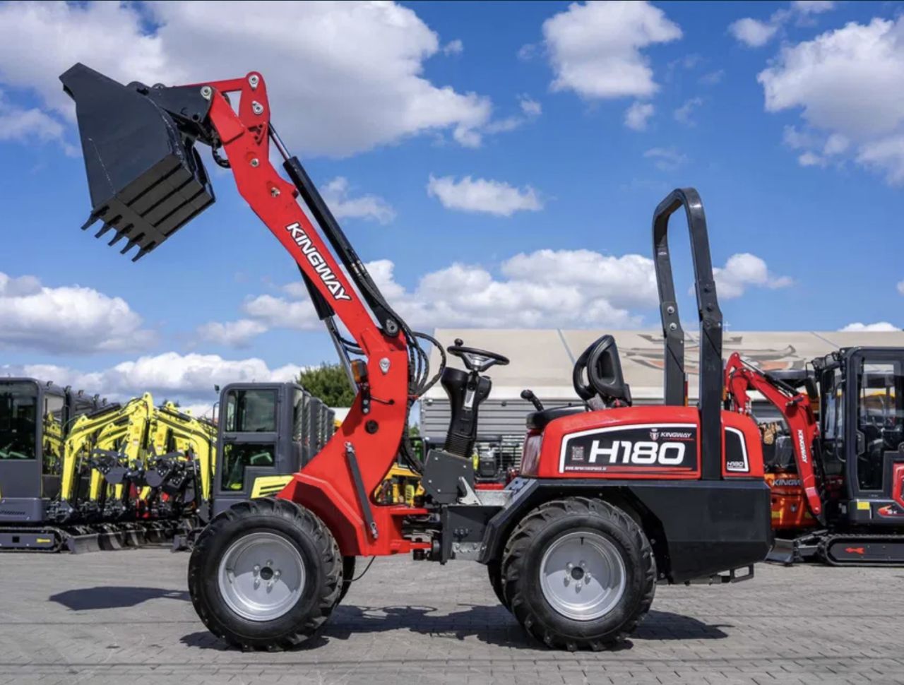 Nieuwe Wiellader Kubota H180 + Transport Gratis KINGWAY