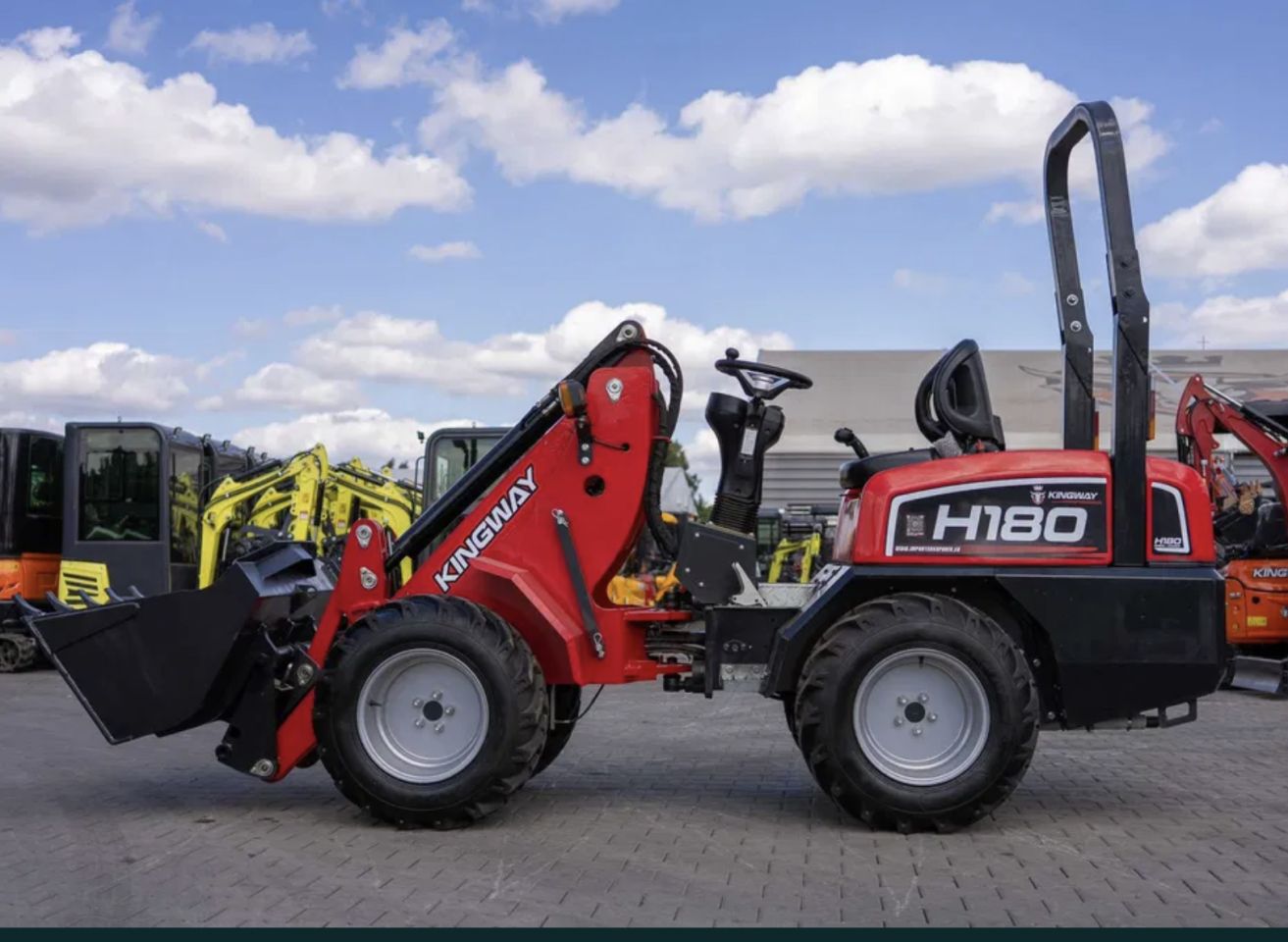 Nieuwe Wiellader Kubota H180 + Transport Gratis KINGWAY