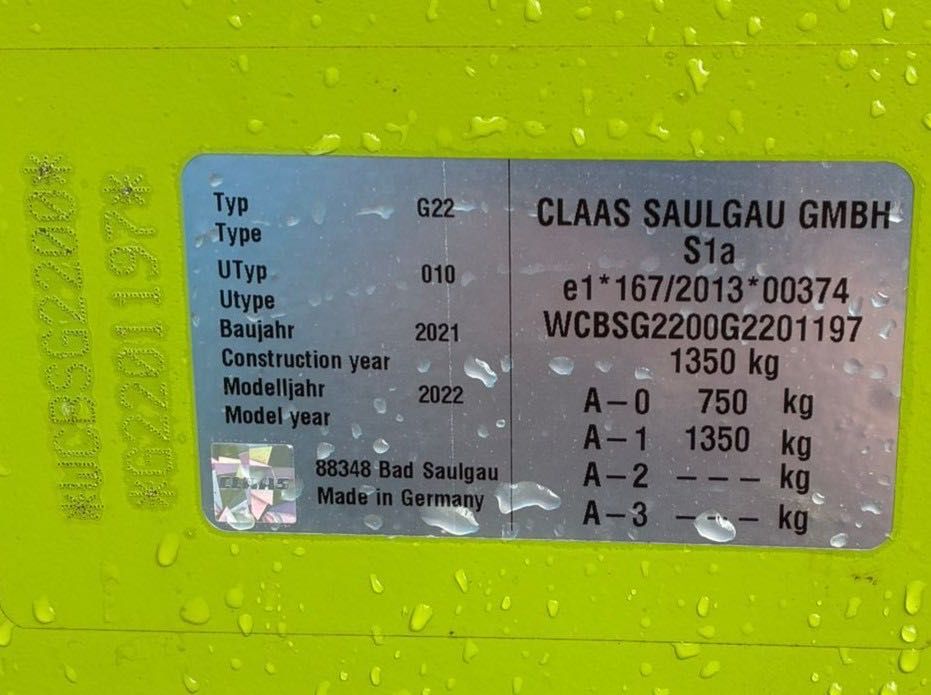 Claas Liner 2600 Trend
