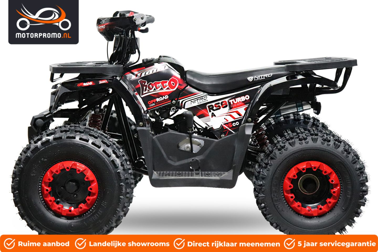 Quads 125cc benzine kinderquads 49cc of elektrisch tot 2000w