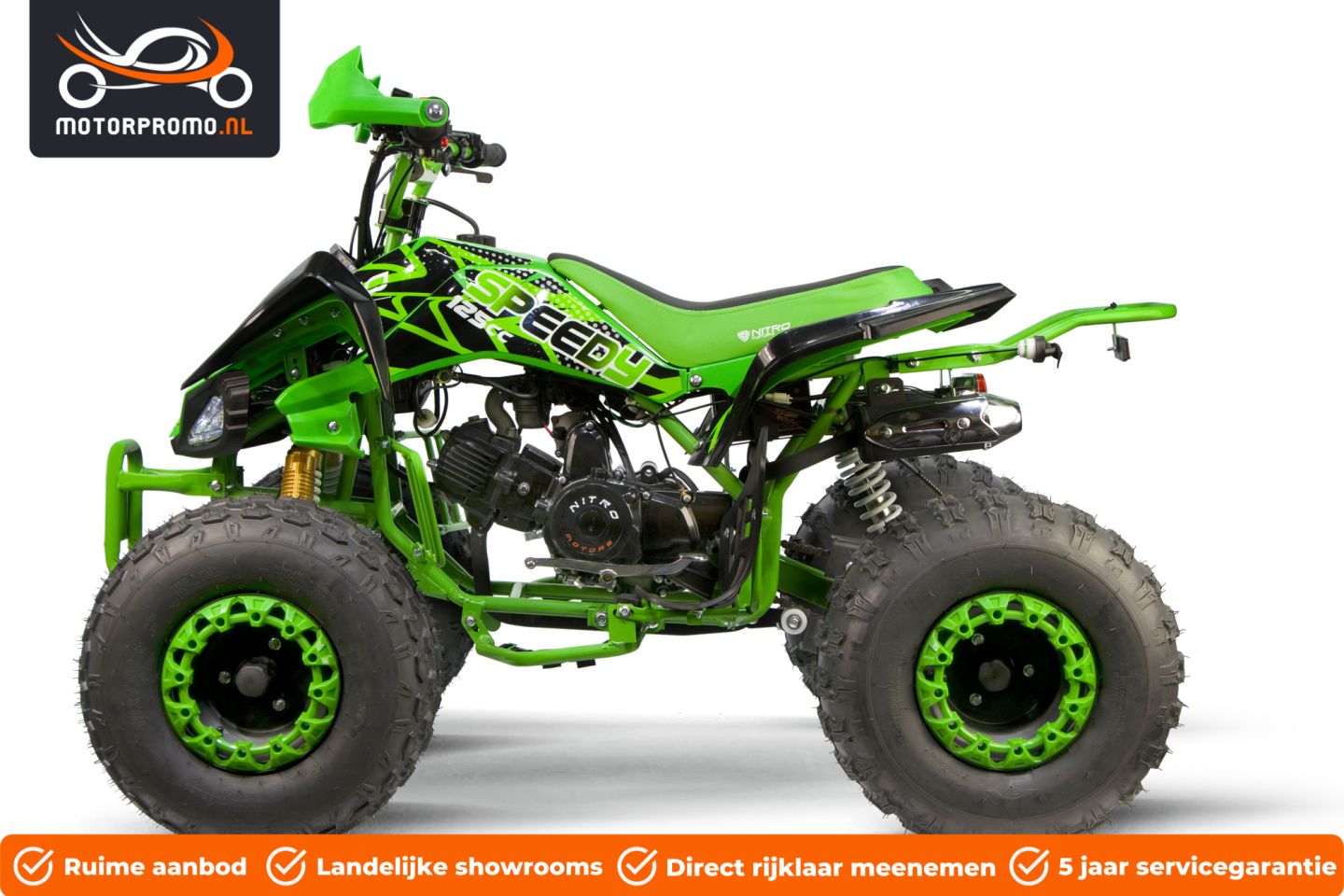Quads 125cc benzine kinderquads 49cc of elektrisch tot 2000w