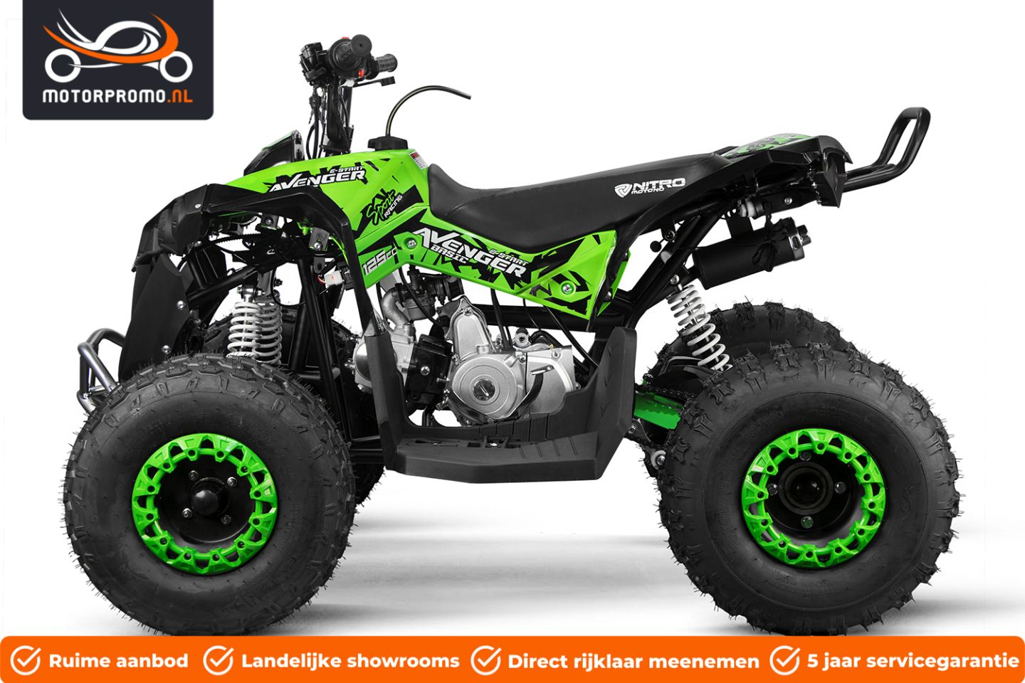 Quads 125cc benzine kinderquads 49cc of elektrisch tot 2000w