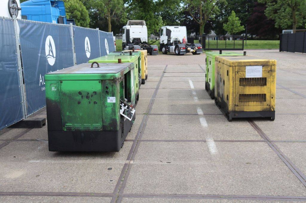 Lot of Generators Pramast Power VG-R30 Diesel 37kVA 6 pieces
