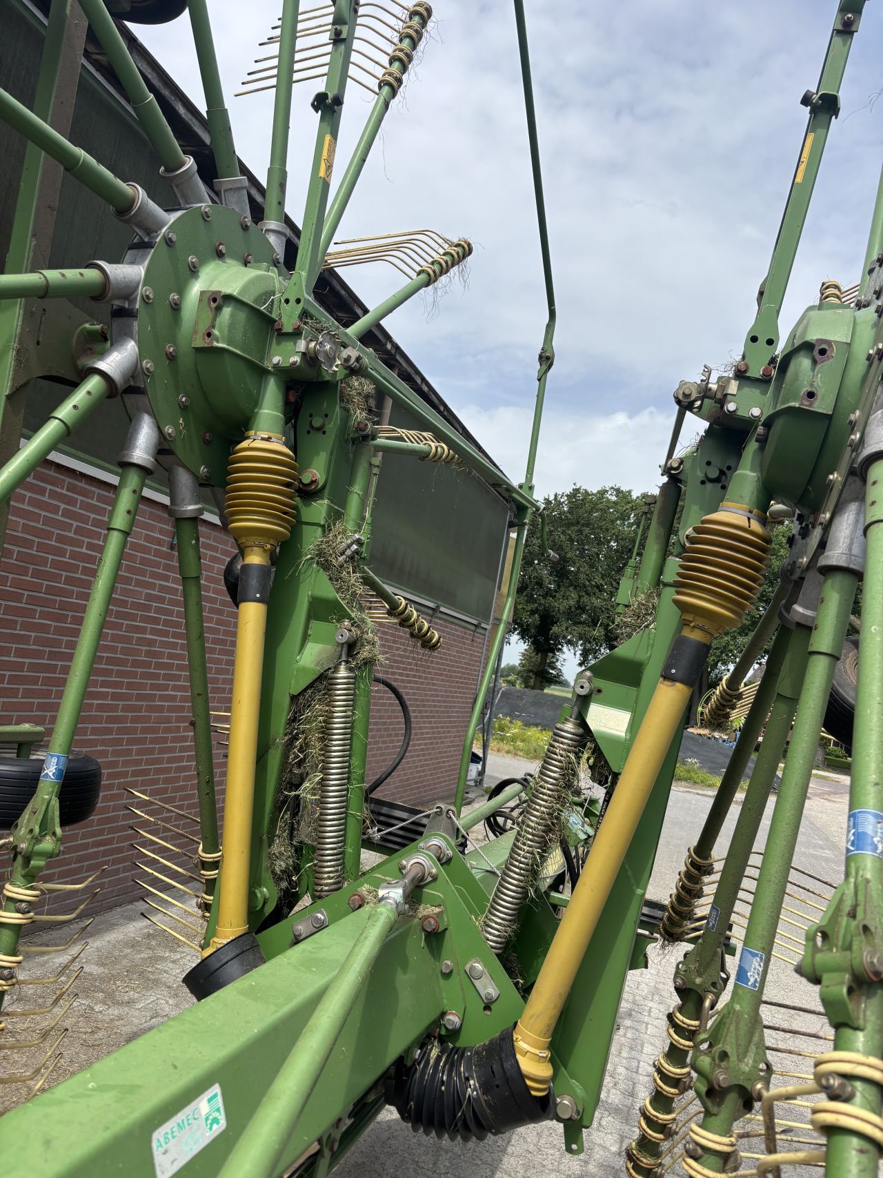 Krone swadro 900 middenafleg hark