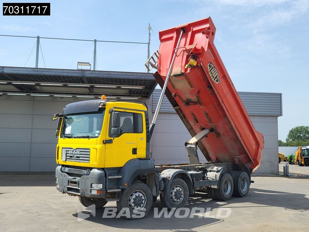 MAN TGA TGA 41.440 8X8 8x8 18m3 Meiller tipper Steelsuspension Big-Axle Manual Euro 4