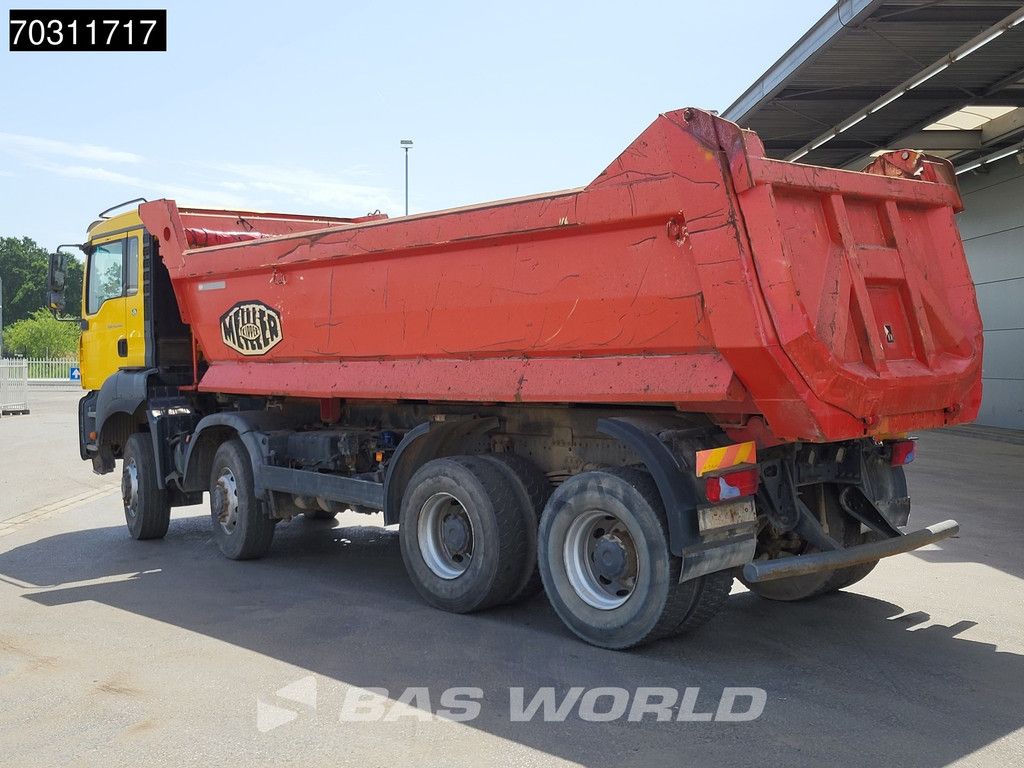 MAN TGA TGA 41.440 8X8 8x8 18m3 Meiller tipper Steelsuspension Big-Axle Manual Euro 4