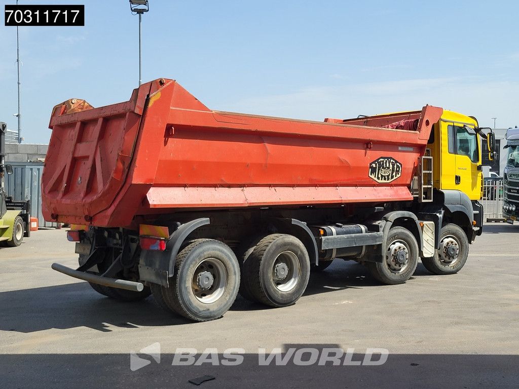 MAN TGA TGA 41.440 8X8 8x8 18m3 Meiller tipper Steelsuspension Big-Axle Manual Euro 4