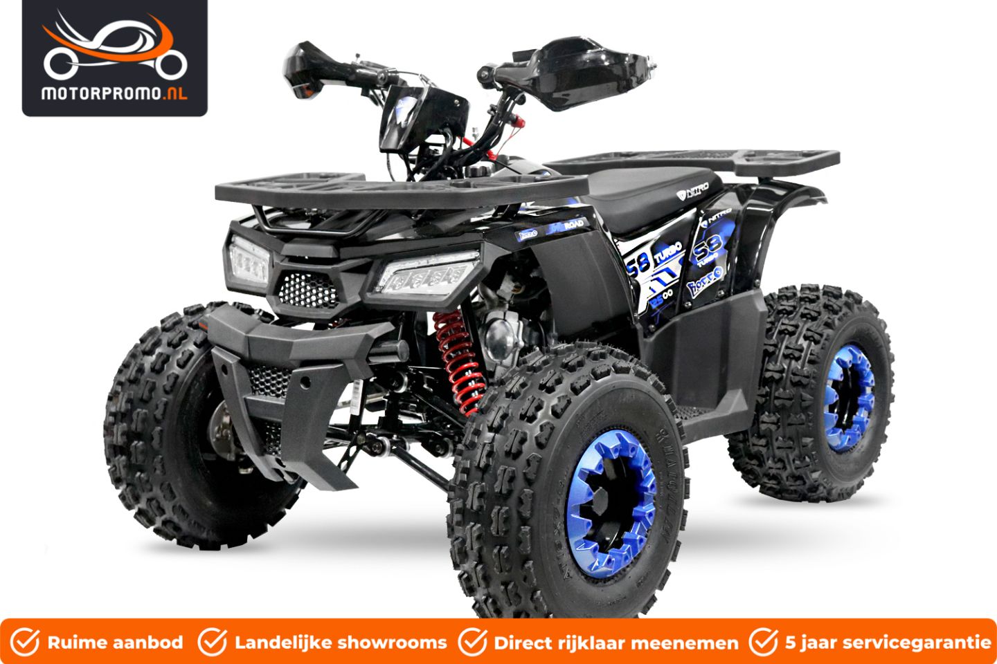 Quads 125cc benzine kinderquads 49cc of elektrisch tot 2000w