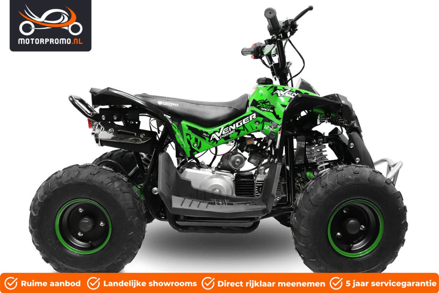Quads 125cc benzine kinderquads 49cc of elektrisch tot 2000w