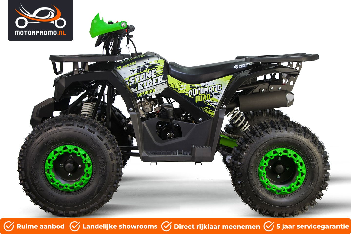 Quads 125cc benzine kinderquads 49cc of elektrisch tot 2000w