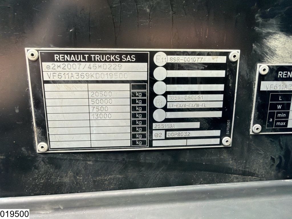 Renault T 480 EURO 6, Liquid pump, Standairco, Optibrake