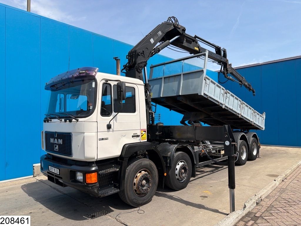 MAN 41 372 8x4, Manual, HIAB, Remote, Bladvering