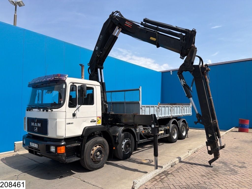 MAN 41 372 8x4, Manual, HIAB, Remote, Bladvering
