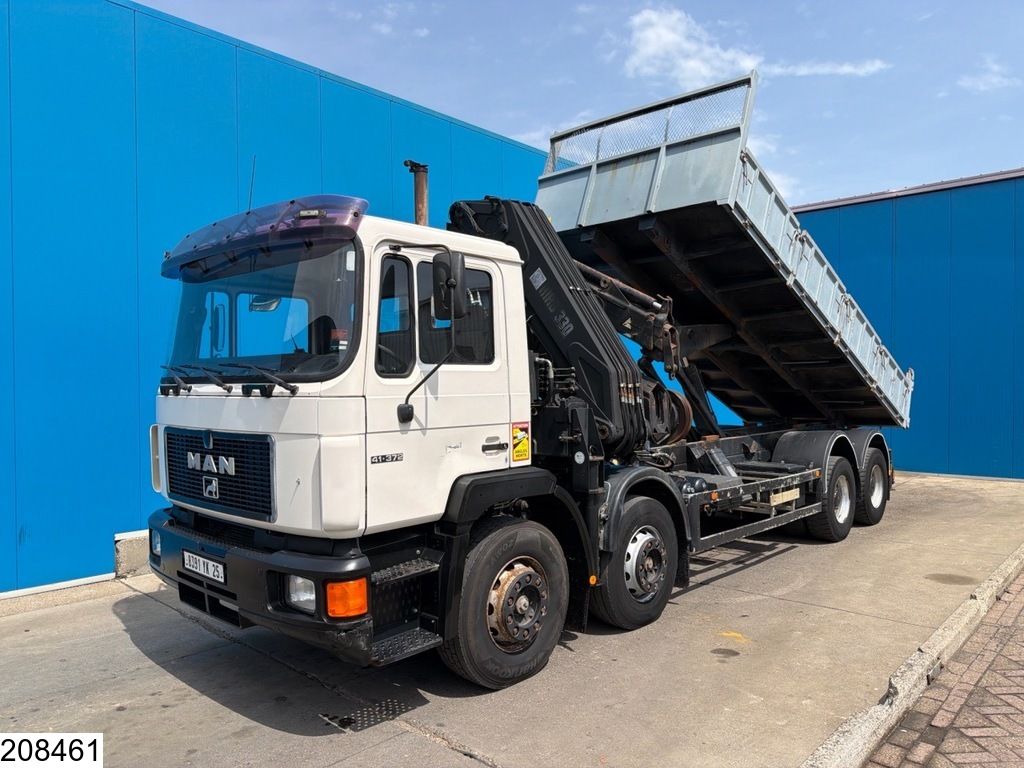 MAN 41 372 8x4, Manual, HIAB, Remote, Bladvering