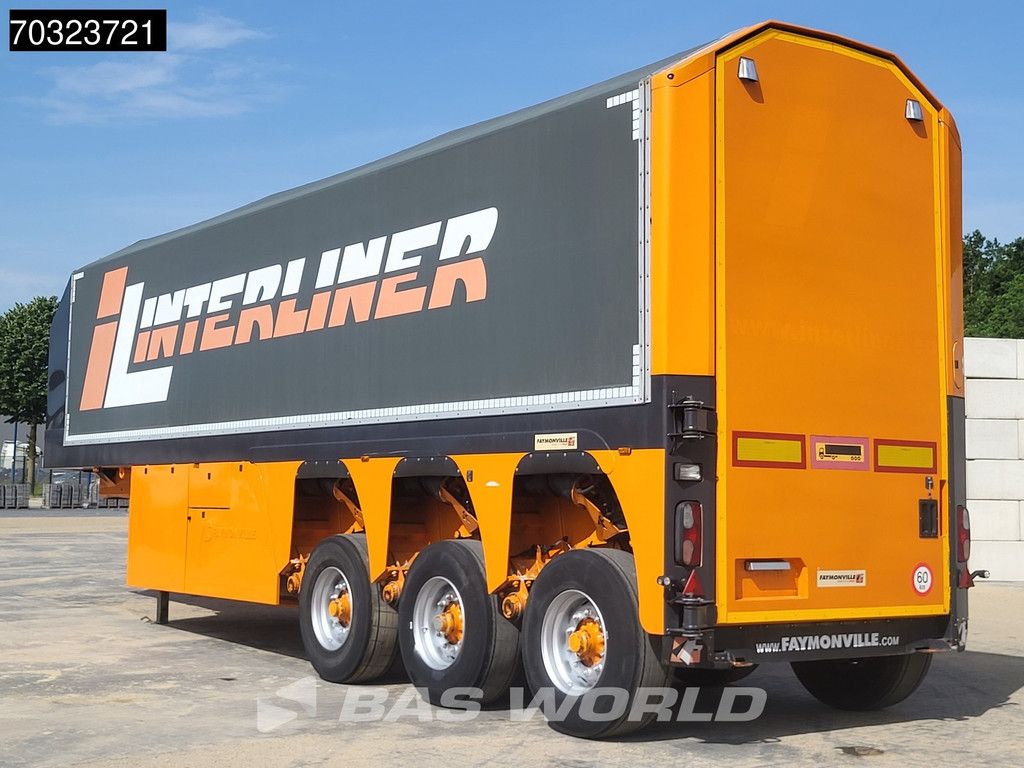 Faymonville PV-3C 3 axles Glass Innenlader Lifting Axle