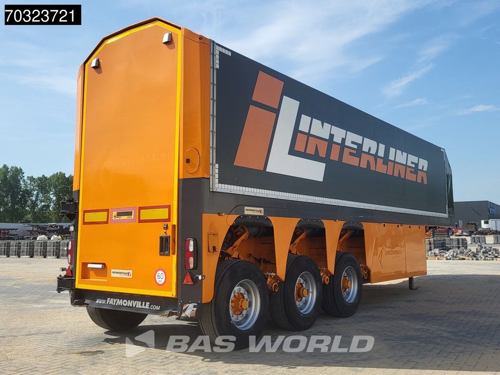 Faymonville PV-3C 3 axles Glass Innenlader Lifting Axle