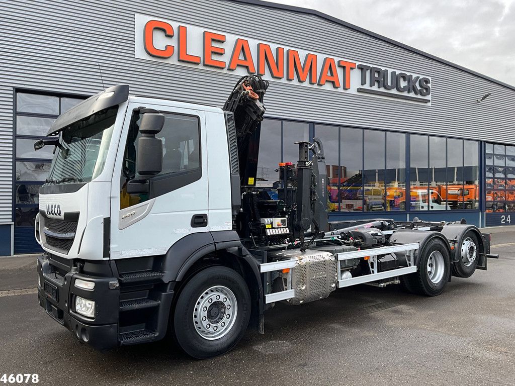 Iveco Stralis AD260SY Euro 6 MKG 15 Tonmeter laadkraan Just 72.311 km!